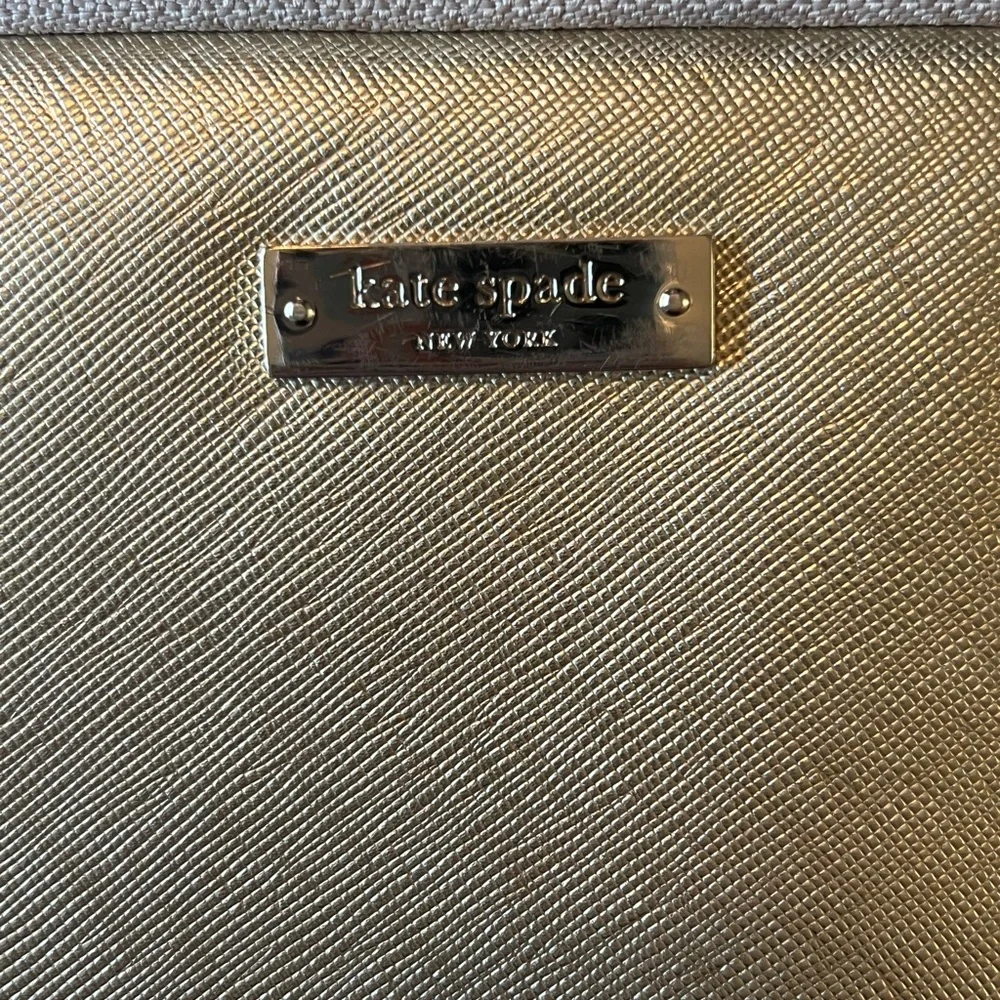 Kate Spade Metallic Gold Laptop Case
